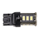 2X For HELLA LED Retrofit 7443W Wedge T5 12V 3W W21/5W 6000K