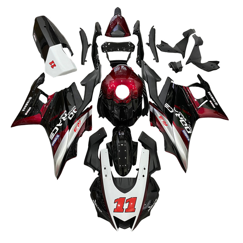 Amotopart Yamaha YZF-R3 R25 2022-2023 Fairing Kit Bodywork Plastic ABS