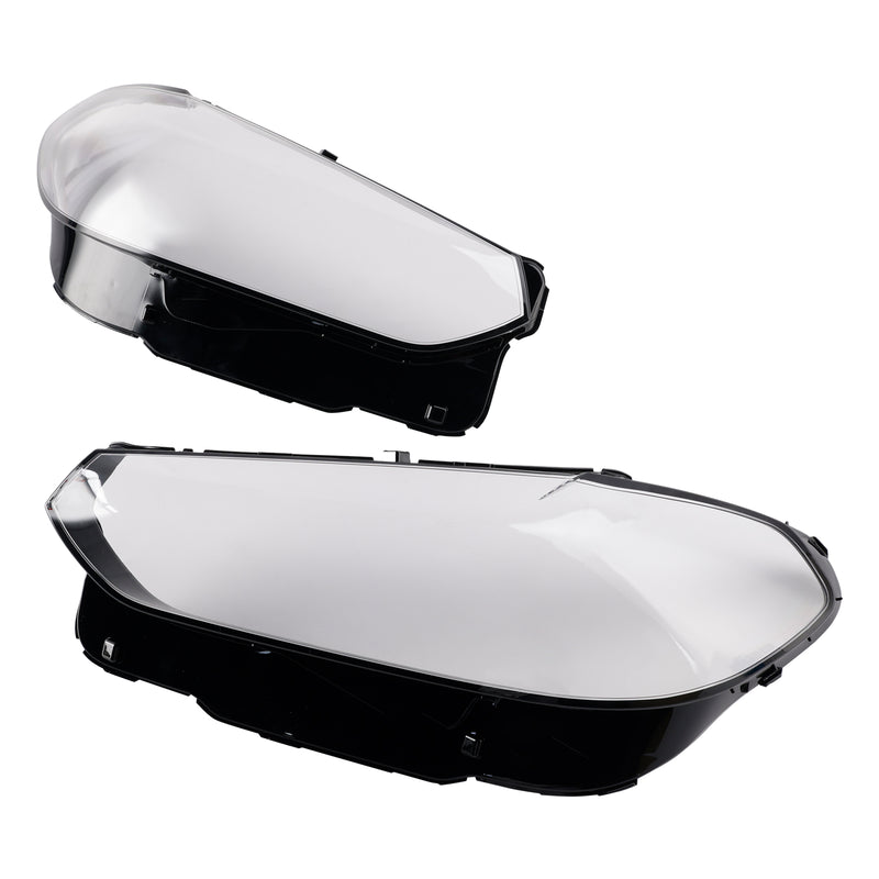 2pcs Headlight Lens Shell Cover Clear For BMW X3 X4 G08 LCI 2022-2024