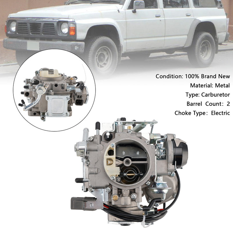 2 Barrel Carburetor 16010-26J00 For Nissan Patrol GQ Y60 TB42S 4.2L 88-95 RB30 3.0L