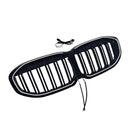 2019-2024 Fit BMW 1 Series F40 Double Slat Kidney Grill Grille Gloss Black