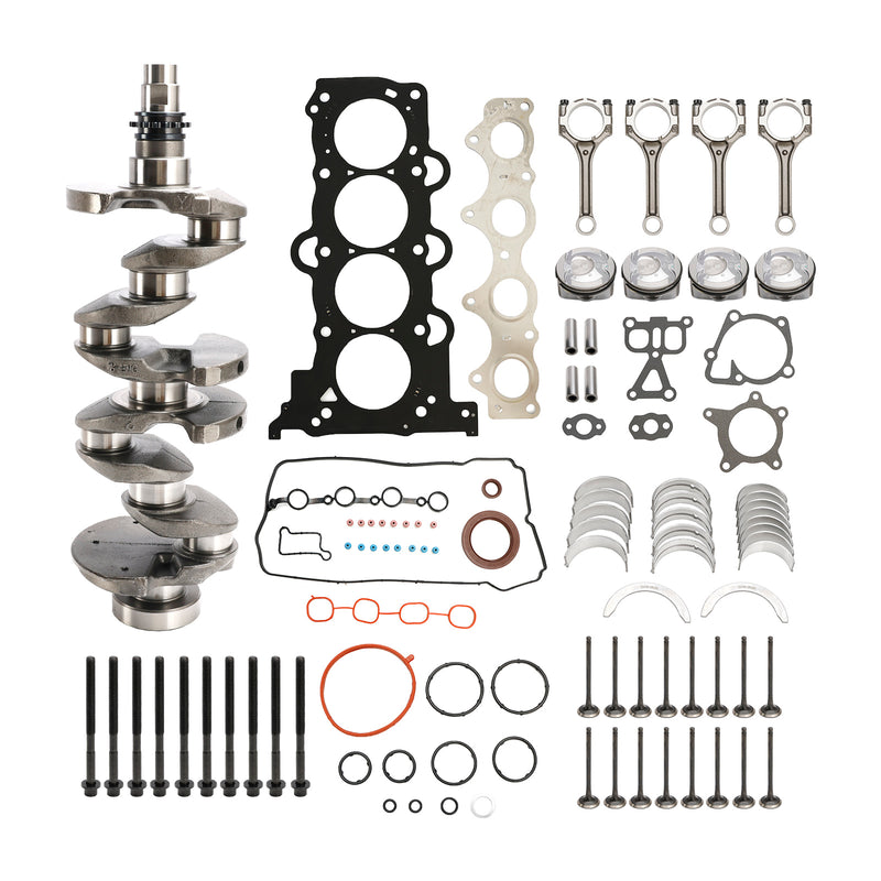 Kia Rio (YB) (2017–2019, detuned 130hp) G4FD 1.6L Engine Rebuild Overhaul Kit w/Crankshaft & Connecting Rod