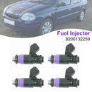 4Pcs Fuel Injector For Renault Clio Laguna Megane Scénic 1.4 1.6 8200132259