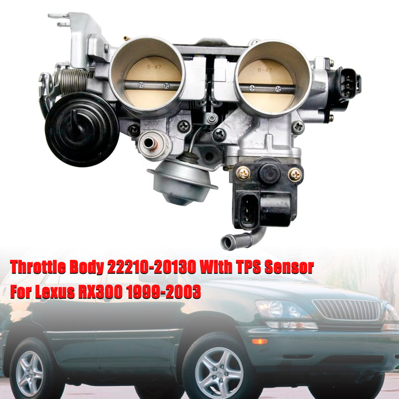 Throttle Body 22210-20130 With TPS Sensor For Lexus RX300 3.0L 1999-2003