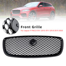 Gloss Black Front Bumper Grill Grille Fit JAGUAR F-PACE X761 2016-2020