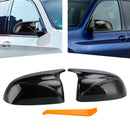 2018-2022 BMW x3/x4/ix3 2Pcs Gloss Carbon Fiber Pattern Door Wing Mirror Cover