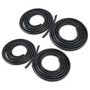 2003-2009 For Hummer H2 4Pcs Front Rear Left Right Door Rubber Seal Weatherstrip