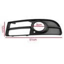 1 Pair Front Bumper Fog Light Grill Cover Bezel For Audi A4 B7 S-Line S4 2005-08