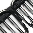 Double Slat Gloss Black Front Grill Grille Fit BMW 7 Series G11 G12 2019-2022