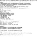 Rear LED 3rd Third Brake Light Red 15170955 For Chevrolet Suburban 00-06