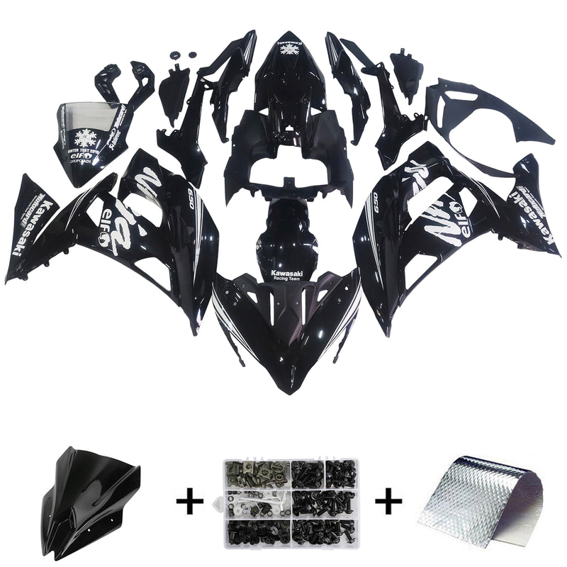 Amotopart Kawasaki ER6F/Ninja650R 2017-2019 Fairing Kit Bodywork Plastic ABS