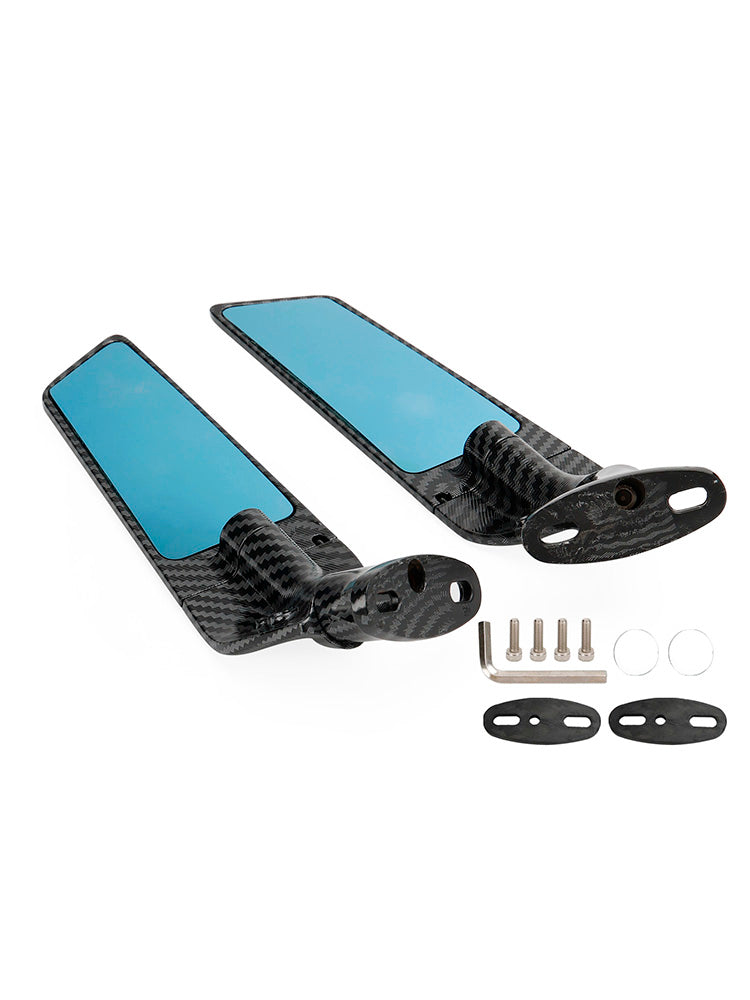 Wing Fin Spoiler Side Rearview Mirrors For Honda CBR300R CBR500R 2013-2023