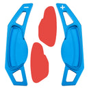 Steering Wheel Paddle Shifter Extension For Smart Aluminium Blue