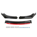 4PCS Universal Car Front Bumper Lip Body Kit Splitter Spoiler Diffuser Protector