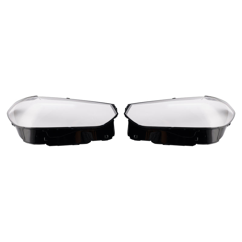 2pcs Headlight Lens Shell Cover Clear For BMW X3 X4 G08 LCI 2022-2024