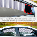 4x Universal Car Side Window Sun Shades Silver For Breast feeding Taking a nap