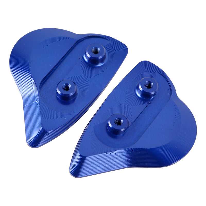 CNC Aluminum Mirror Block Off Plates For Yamaha YZF-R6 YZF-R7 2017-2024