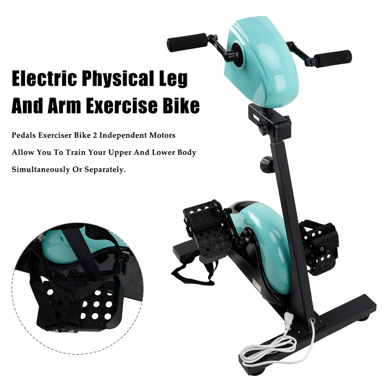 Electric Rehabilitation Pedal Trainer Upper and Lower Limb Active and Passive arm and Leg Trainer Physical Therapy Auxiliary Rehabilitation Equipment for Seniors