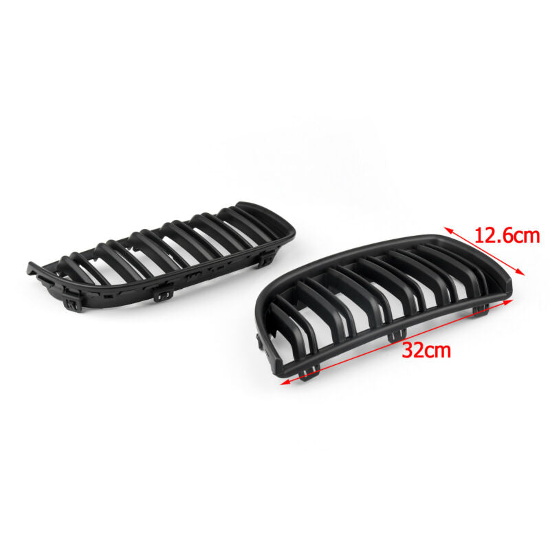 Front Bumper Kidney Double Slat Grille For BMW E90 Sedan Wagon 320i 2004-2007