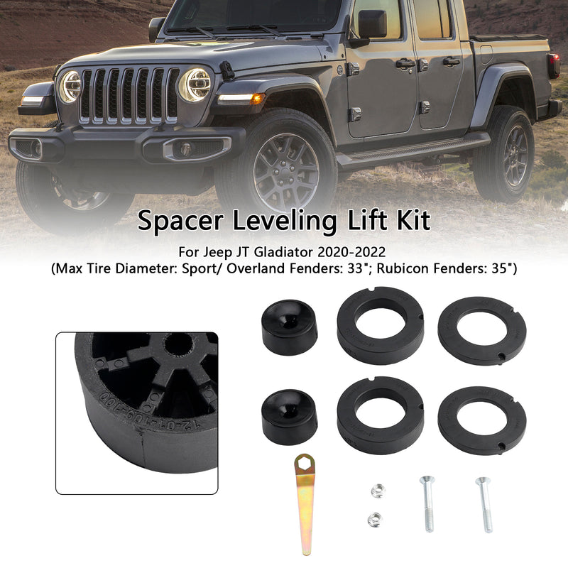 Front 1.5" Spacer Leveling Lift Kit 1155300 Fit Jeep Gladiator 2020-2022
