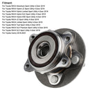 2019 Toyota RAV4 XLE Premium Sport Utility 4-Door Front Wheel Hub Bearing Unit 43550-33010