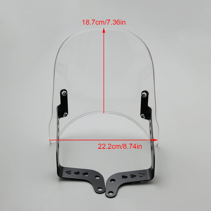 ABS Motorcycle Windshield WindScreen fit for HONDA CB400X/CB500X 2019-2024