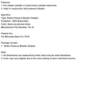 Specialty Tool Brake Pressure Bleeder Adapter TA18 Fit Mercedes Benz