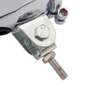 Motorcycle Beam Headlight Fog Lamp Custom Chrome