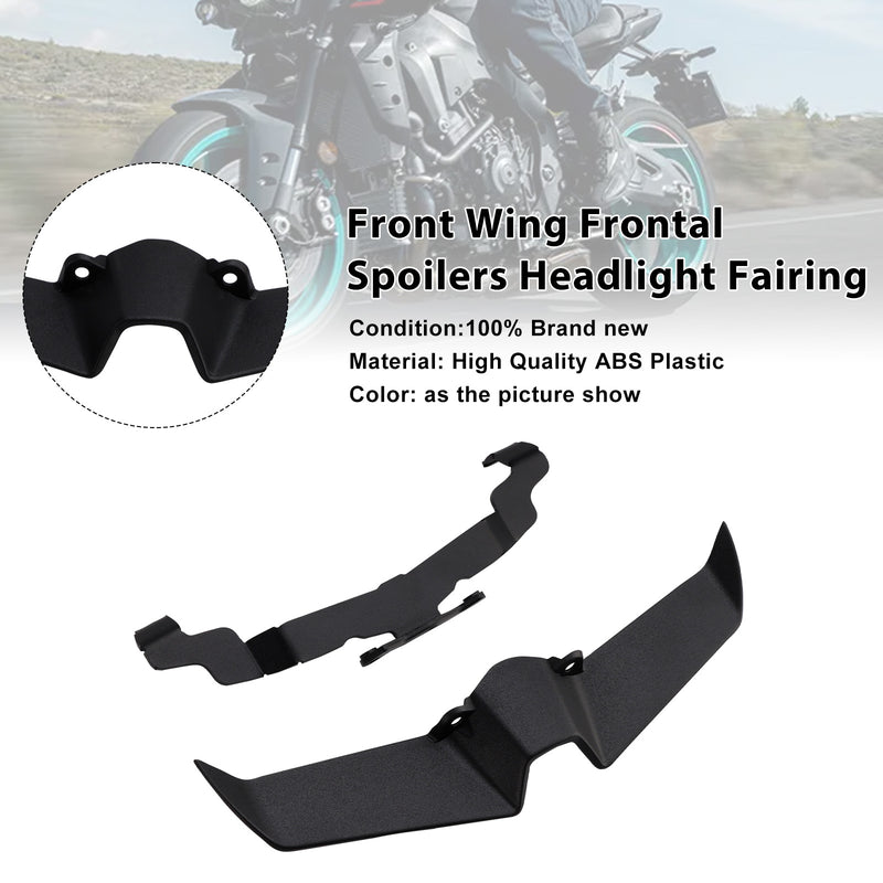 Front Wing Frontal Spoilers Headlight Fairing For Yamaha MT-10 2022-2024
