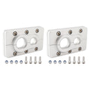 2Pack Aluminum Fire Wall Pass Through Raw Bracket For Holley Terminator x Max