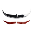 Bat Brow Batwing Fairing Accent Trim For Electra Street Glides Trikes 96-13