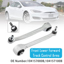 2x Front Lower Forward Track Control Arms For Tesla Model S 5YJS 2015-2022 90D AWD Hatchback 104157000B