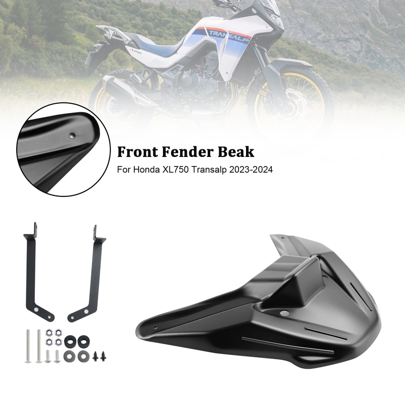 Spoilers For Honda XL750 Transalp 2023-2024 Front Fender Beak Nose Extension Cover