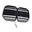 2020-2025 Fit BMW 4 Series G22 G23 G82 W/O ACC M4-Style Front Bumper Grille Grill