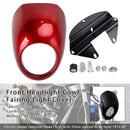 1973-up Sportster Dyna XL 883 1200 FX Headlight Fairing Light Cover