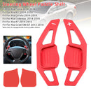 Steering Wheel Paddle Shifter Extension For Kia Forte Cadenza Aluminium Red