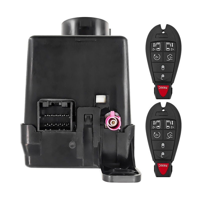 Wireless Ignition Node Module with two keys for Dodge Chrysler Jeep 68210156AB
