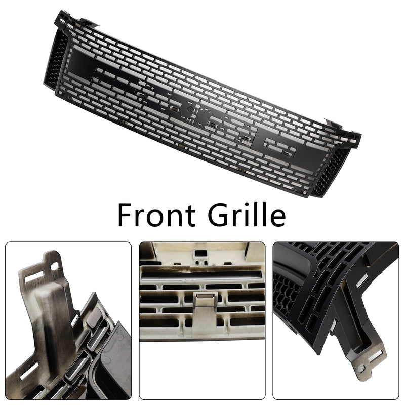 Matt Black Front Bumper Grill Grille Fit Ford Ranger T6 PX1 2012-2014