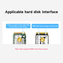 Raspberry Pi 5/5B PCIe to M.2 Adapter Board Radiator Fan Nvme Hard Disk Protocol