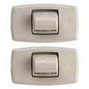 2x Gray Sun Visor Clip Hook Retainer For Mercedes Benz C-class W205 S205 15-19