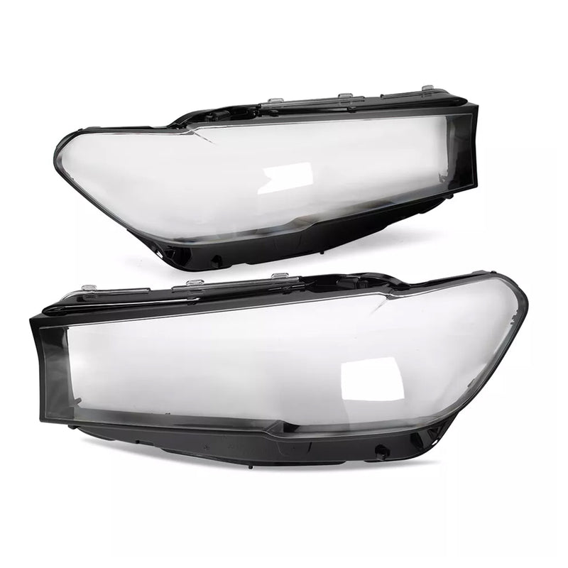2PCS Headlight Headlamp Lens Cover Shell For BMW 5 SERIES G30 G38 2020-2022
