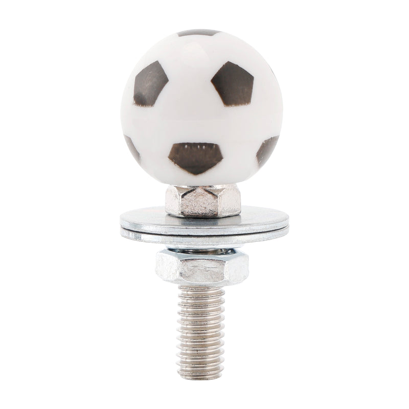 M6 Plastic Custom Head Soccer License Plate Frame Screws Bolts Hardware X4