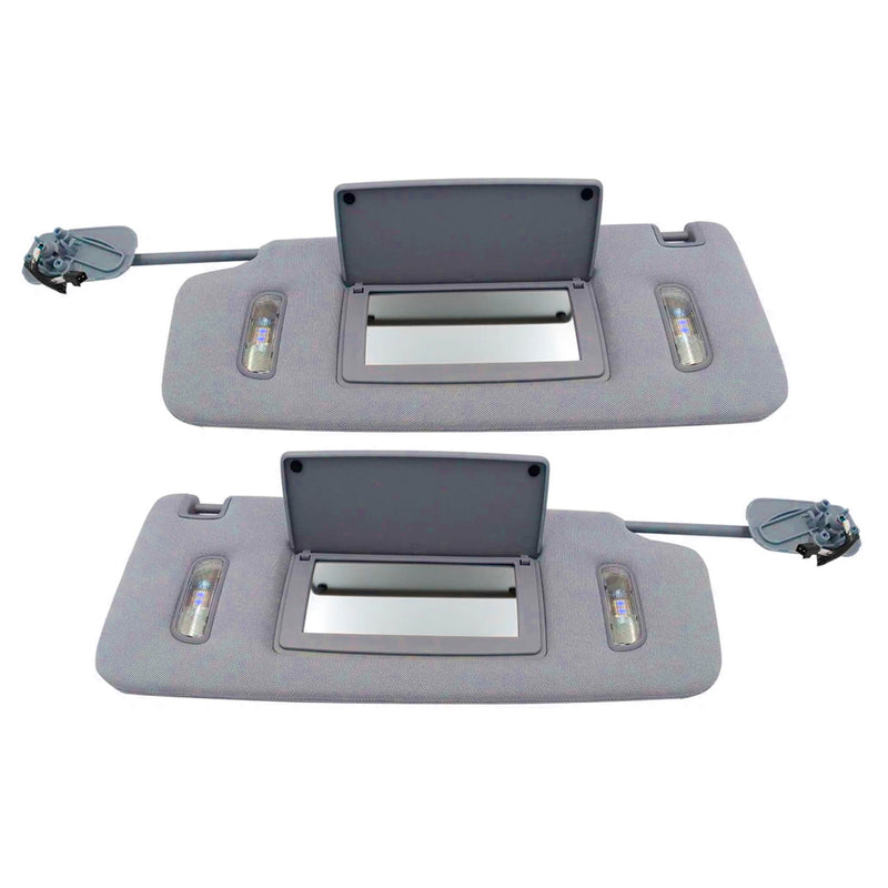 2PCS Gray Sun Visor Left & Right 22870346 23459643 For Chevrolet GMC 2014-2019