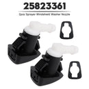 2pcs Sprayer Windshield Washer Nozzle for Cadillac SRX 25823361