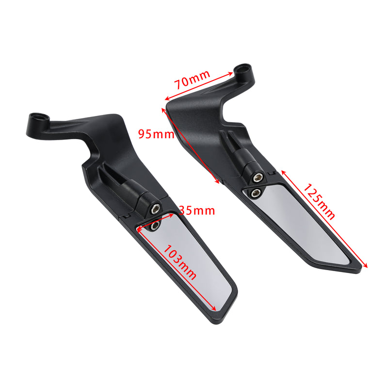 Rearview Winglet Mirrors For Ducati Streetfighter Multistrada V2 V4 S 2020-2023