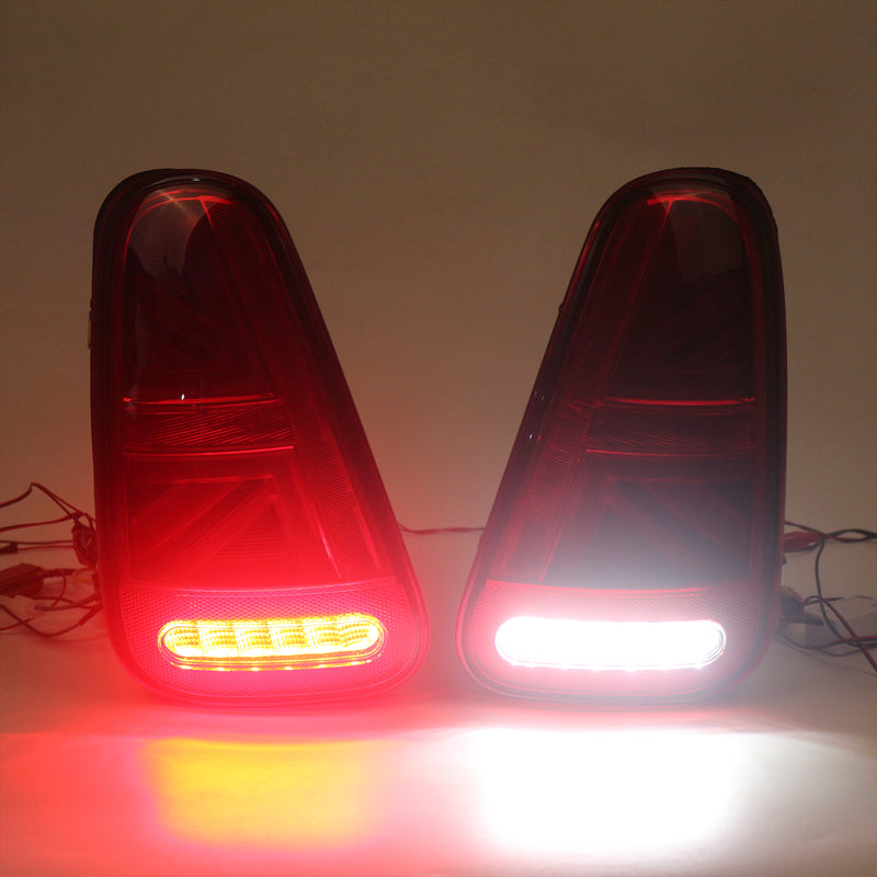 L&R LED Tail lights w/ Turn Signal Lamps For BMW Mini Cooper R50 R52 R53