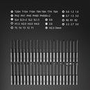 Precision Screwdriver Set 60-Pieces Hobby and Repair Set DIY PC Phone Hardware Electronic Devices Repair Watch Portable Compact 4mm Bits Slim Rotating Screwdriver Tweezers