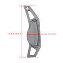 Steering Wheel Paddle Shifter Extension For Smart Aluminium Grey
