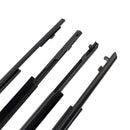 4PCS Door Glass Belt Outer Molding Weatherstrip For Toyota Prius 2010-2015