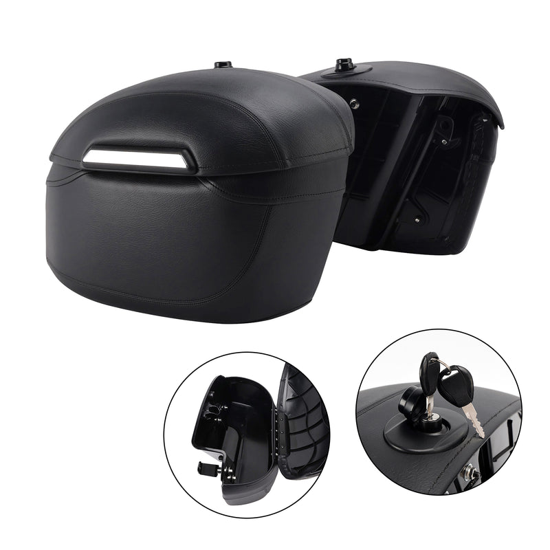 Side Saddle Bag Mounting Bracket Black Fit For Sportster 883 1200 X48 04-25